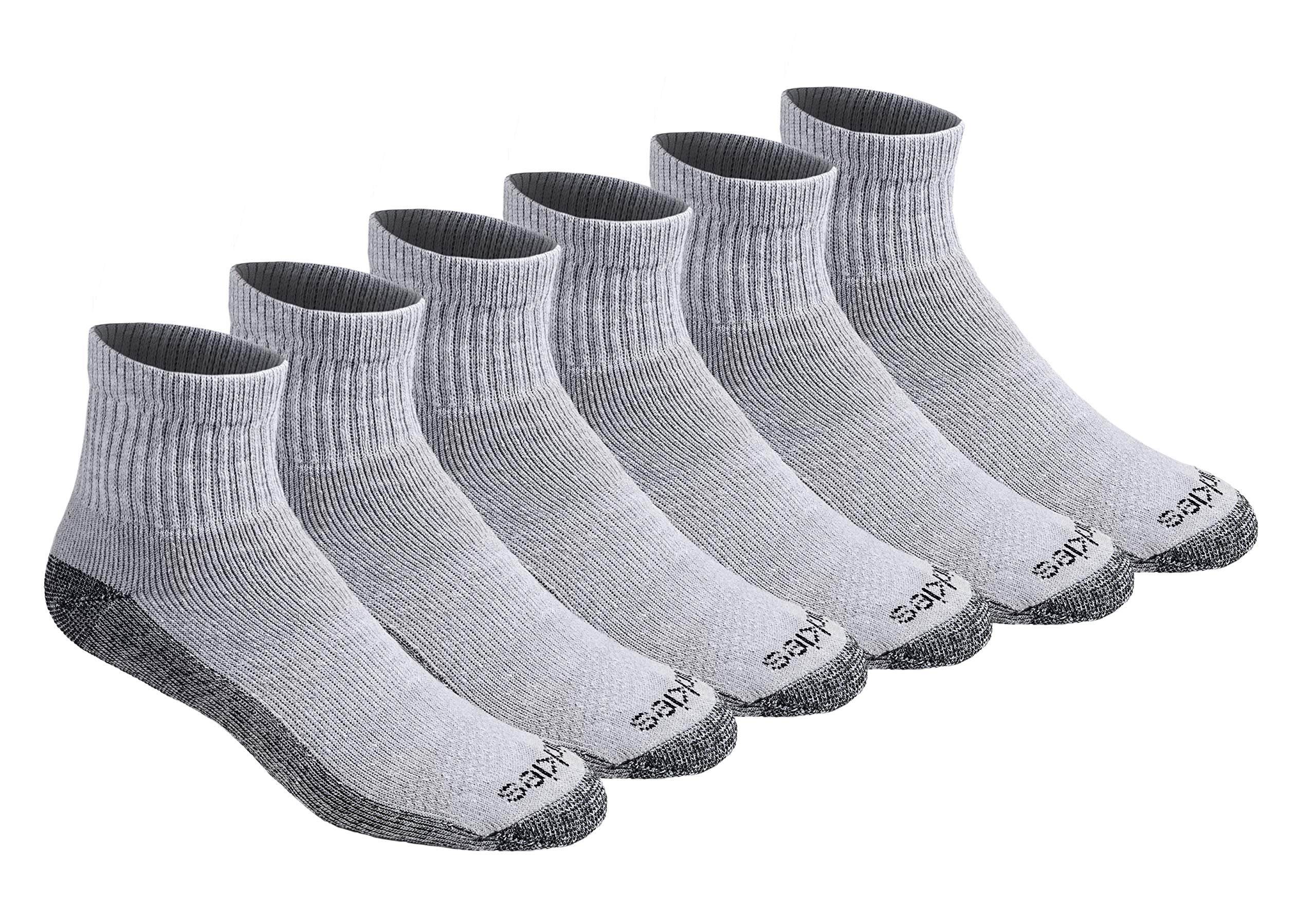 Dickies Men's Dri-Tech Moisture Control Quarter Socks, Available in M-XXL (6, 12, 18 Pairs)