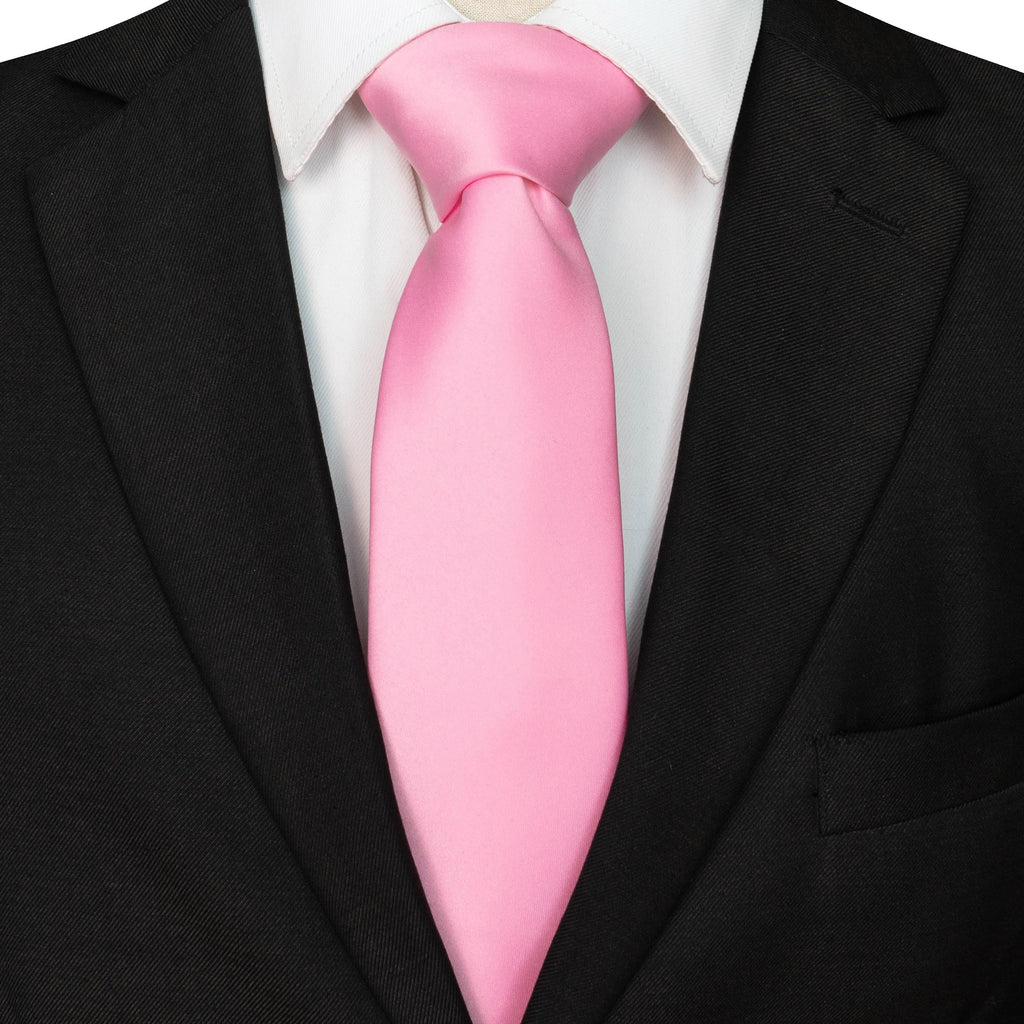 JEMYGINS Solid Color Tie Mens Necktie for Business and Wedding