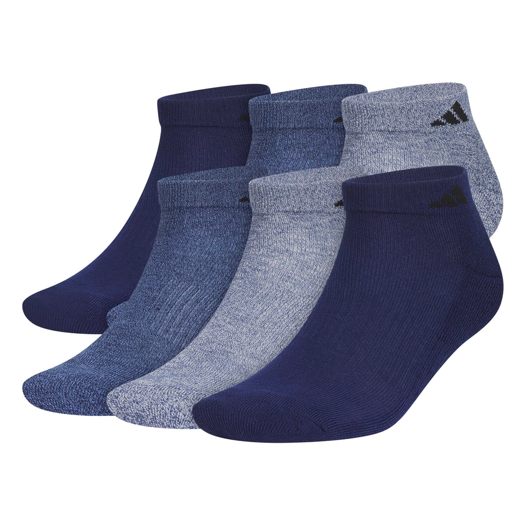 adidas Men's Athletic Cushioned Low Cut Ankle Socks 6 Pairs