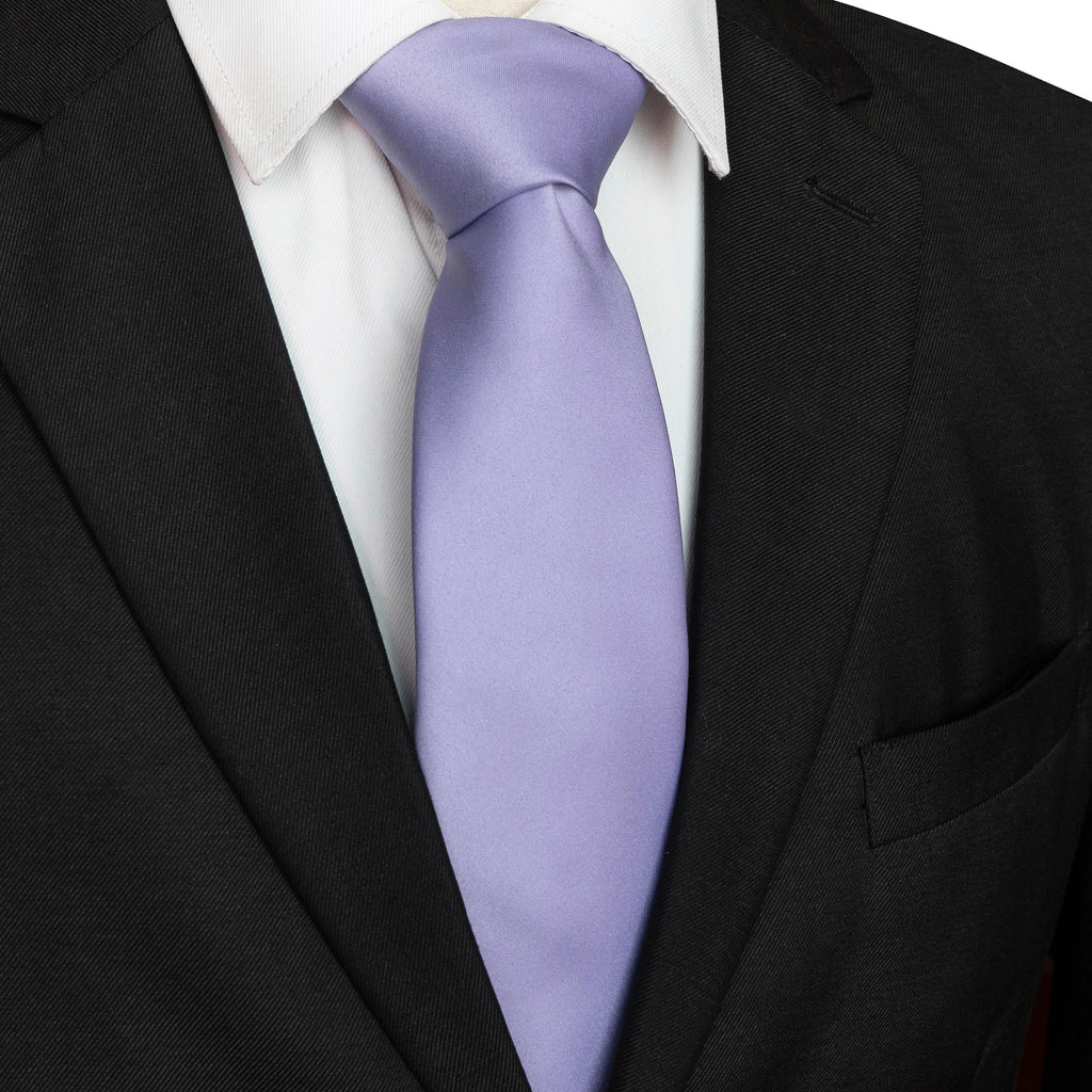 JEMYGINS Solid Color Tie Mens Necktie for Business and Wedding