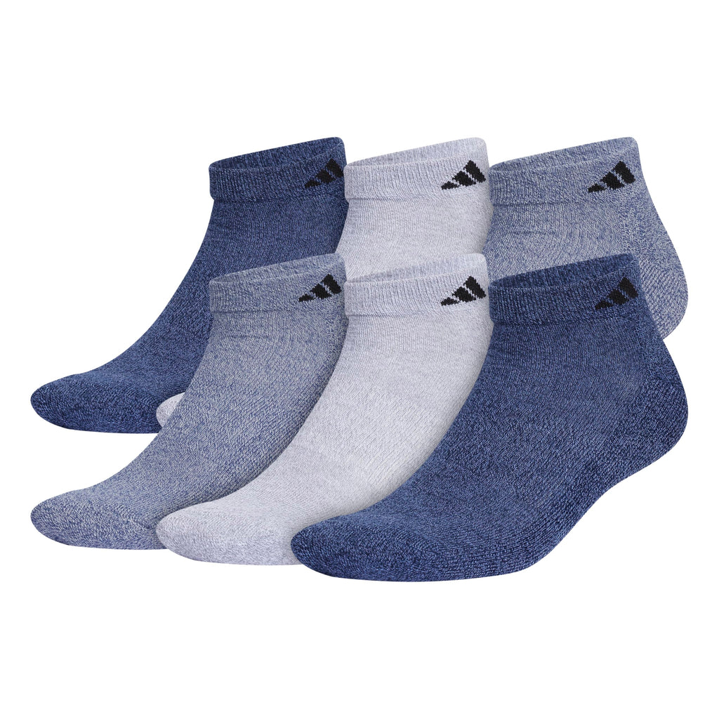 adidas Men's Athletic Cushioned Low Cut Ankle Socks 6 Pairs