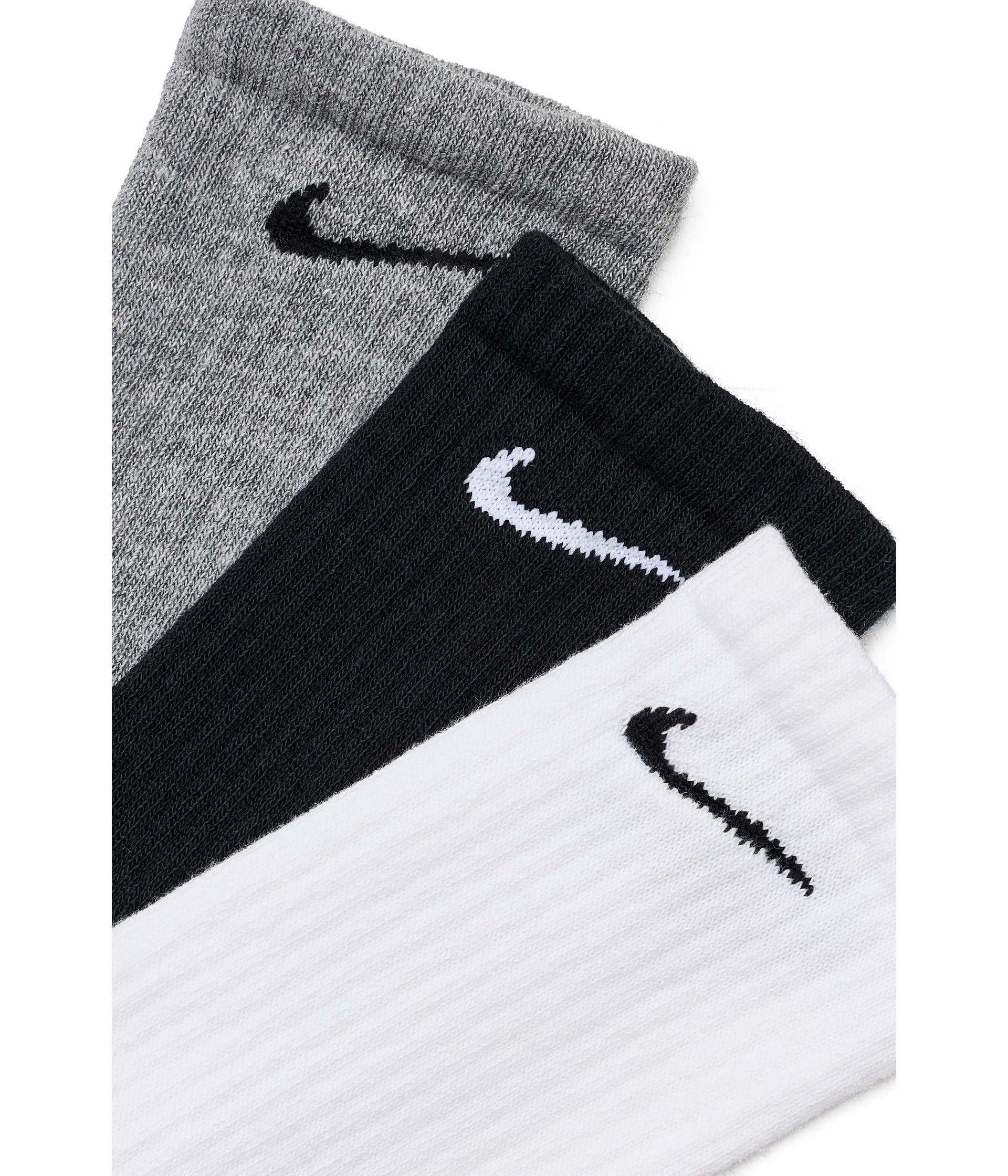 Nike Adult Everyday Cushioned Training Crew Socks (6-Packs) | Mens & Womens
