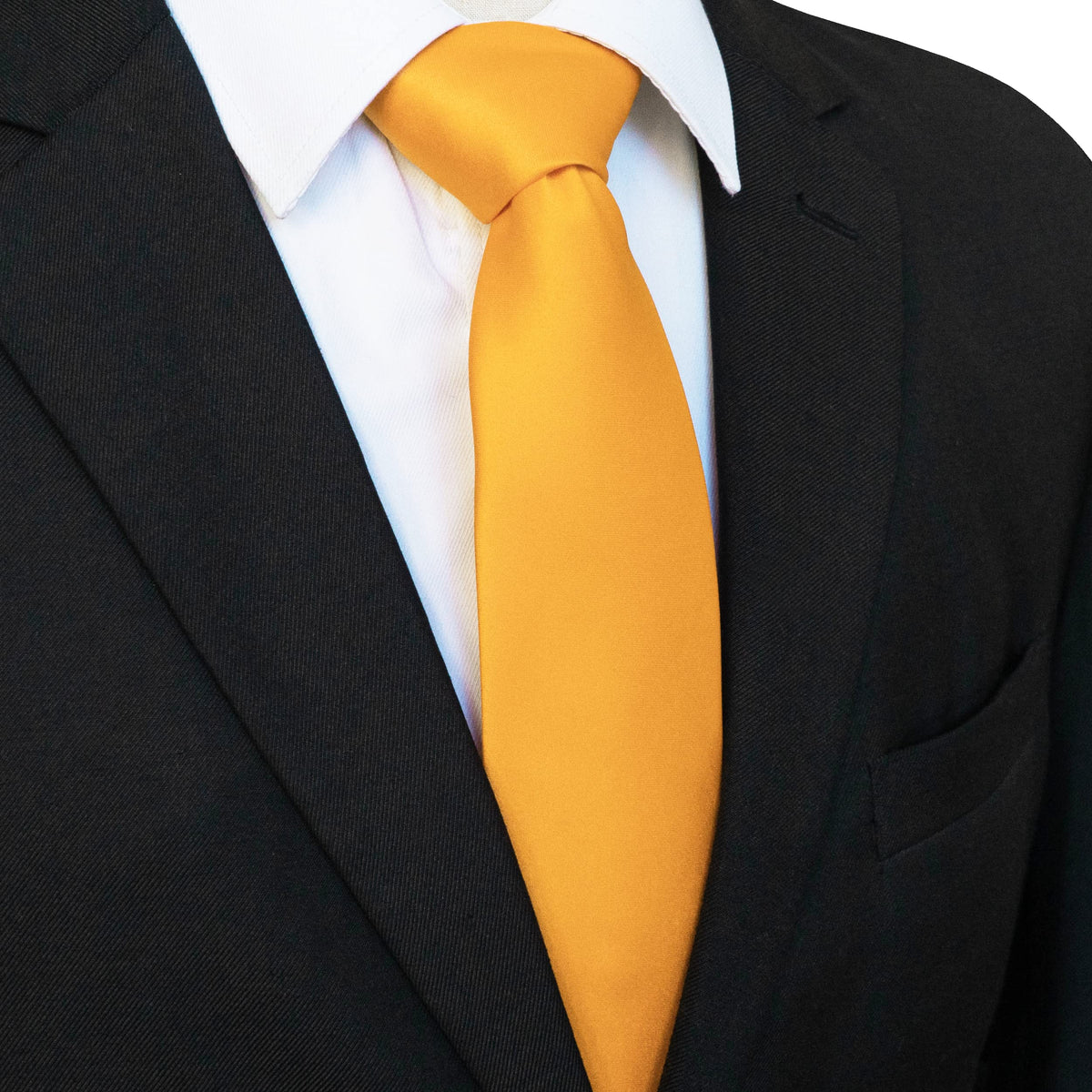 JEMYGINS Solid Color Tie Mens Necktie for Business and Wedding