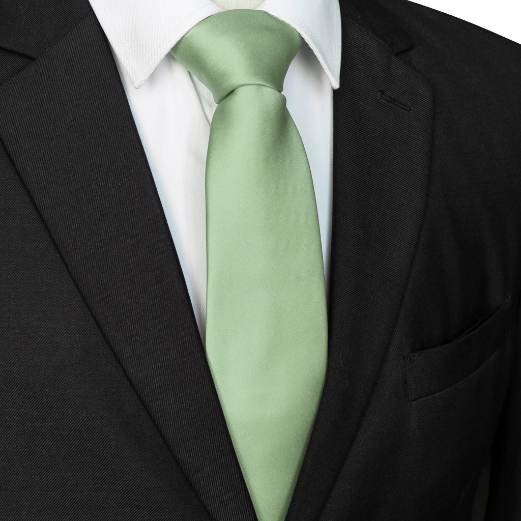JEMYGINS Solid Color Tie Mens Necktie for Business and Wedding