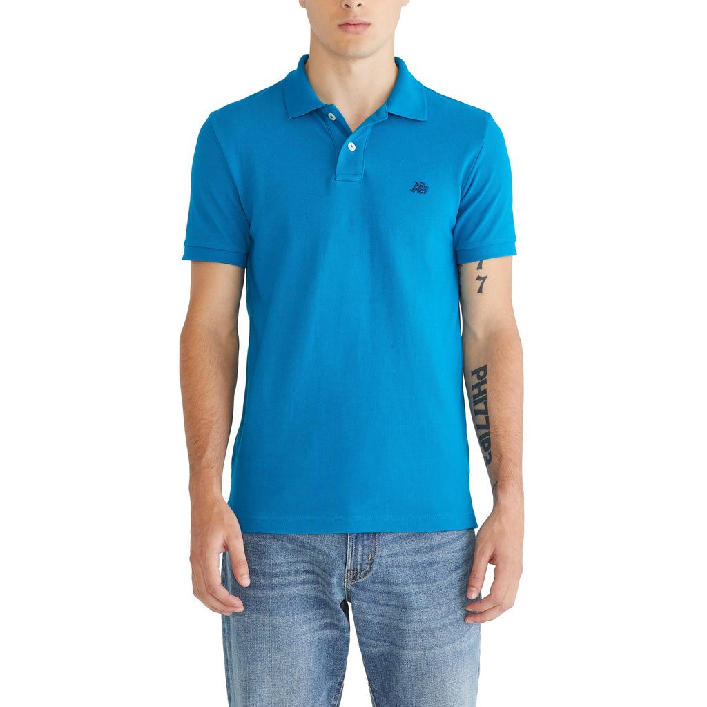 AEROPOSTALE Men's Aero Uniform Polo Short Sleeve