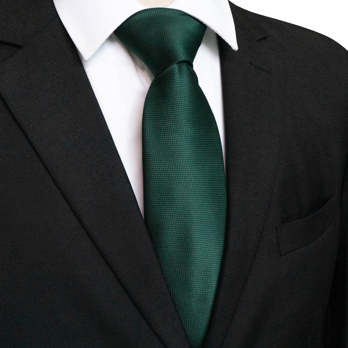JEMYGINS Solid Color Tie Mens Necktie for Business and Wedding