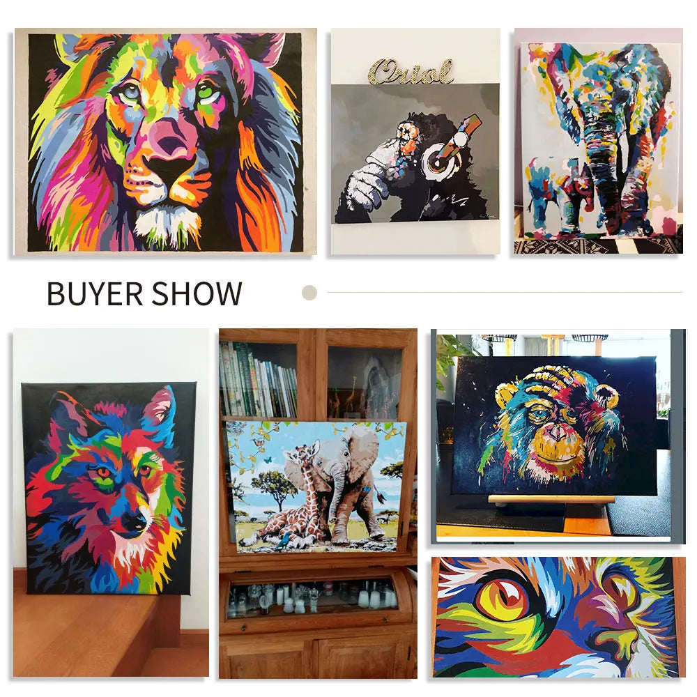 GATYZTORY Abstract Woman Picture By Number Handpainted Gift Drawing Acrylic Home Decor Oil Painting By Numbers Figure Wall Art
