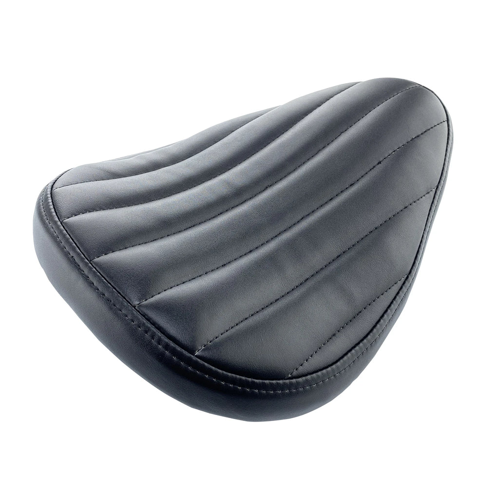 Motorcycle Vertical Bar PU Leather Solo Seat+3" Spring Bracket For Harley Custom Chopper Sportster Bobber Honda Yamaha Kawasaki
