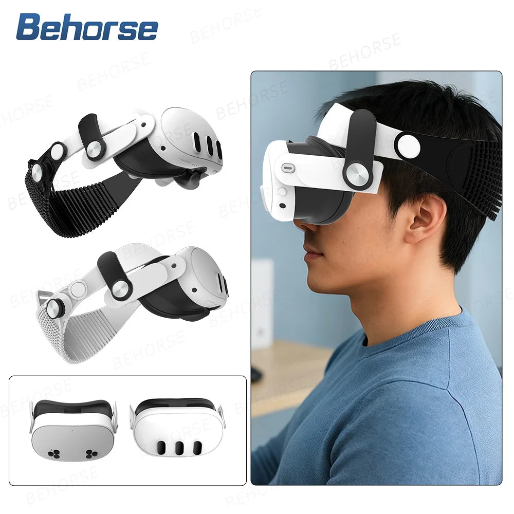 For Meta Quest 3S Lightweight Breathable Head Strap Adjustable Replacement Headstrap For Meta Quest 3 Quest 3S VR Accessories