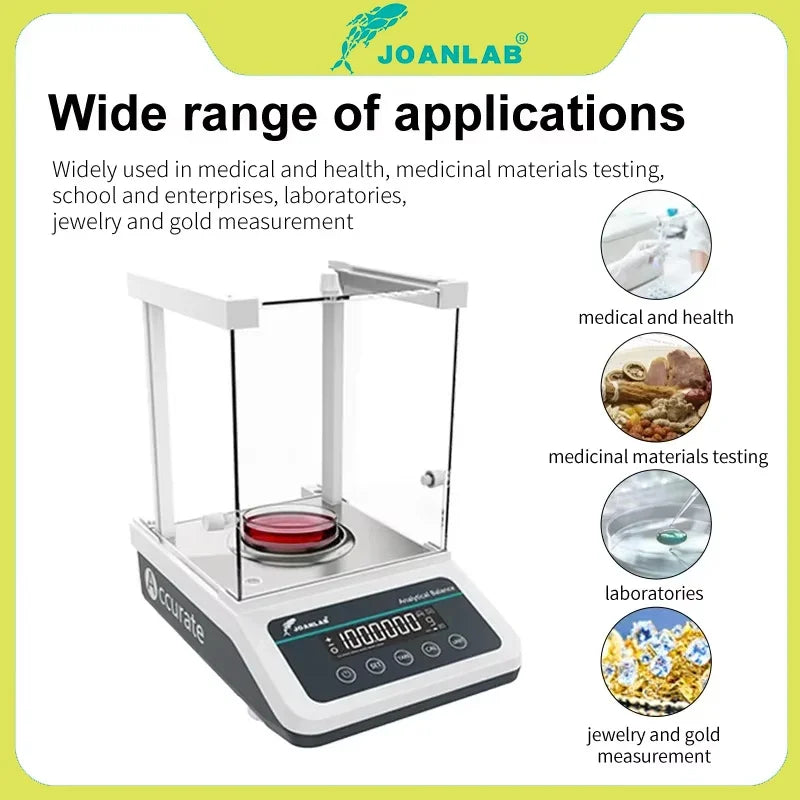 Laboratory Scales Analytical Balance Digital Microbalance Precision Electronic Balance Scale 120g 220g Range 0.0001g Resolution