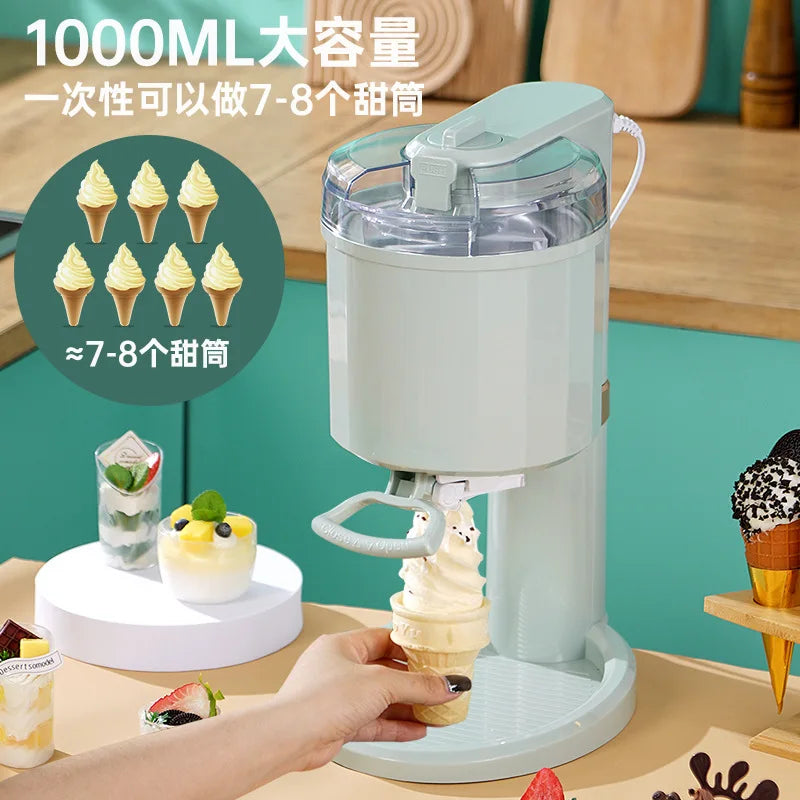 Home ice cream machine, small homemade fully automatic ice cream machine, mini ice cream machine