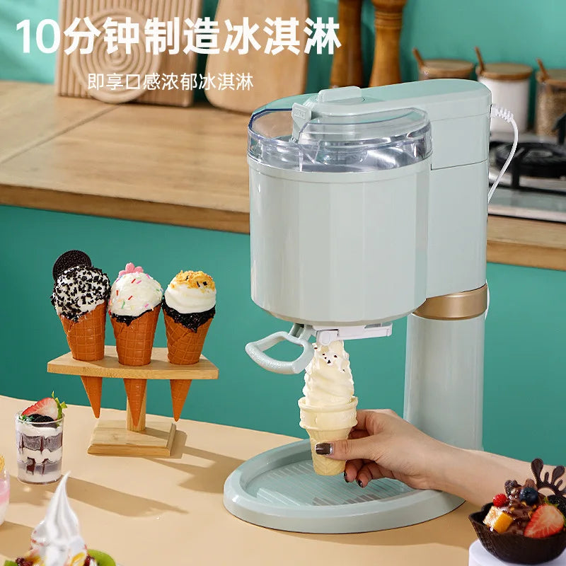 Home ice cream machine, small homemade fully automatic ice cream machine, mini ice cream machine