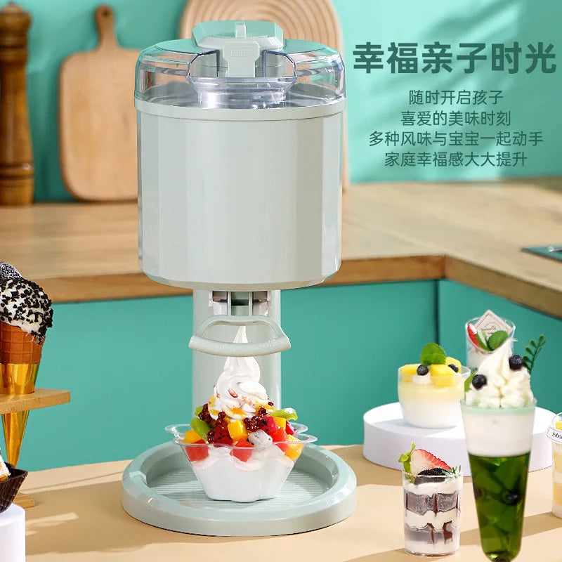 Home ice cream machine, small homemade fully automatic ice cream machine, mini ice cream machine