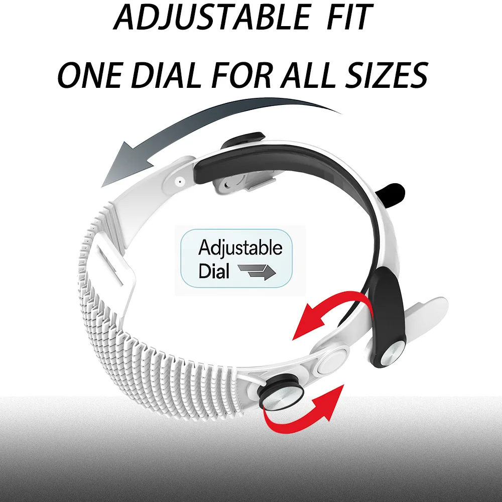For Meta Quest 3S Lightweight Breathable Head Strap Adjustable Replacement Headstrap For Meta Quest 3 Quest 3S VR Accessories
