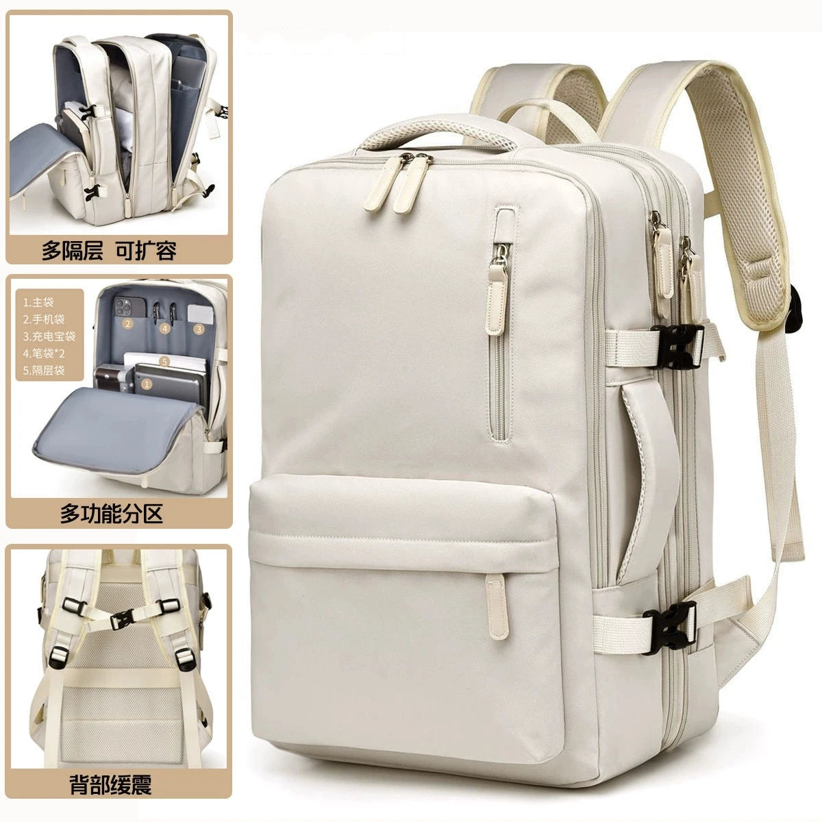 Backpack Bags For Boys Girls Large Capacity Lightweight Travel Backpacks Multifunctional Student Fashionable Computer Bags