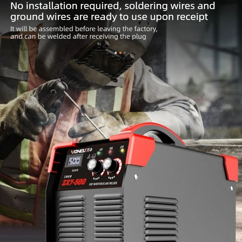220v 380v industrial grade 500 type stainless steel portable welding machine for home use pure copper