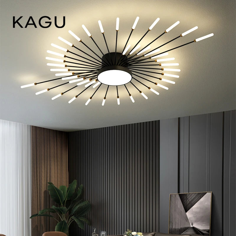 Modern Ceiling Lights LED Luster Indoor Lighting For Bedroom Hall Living Kids Room Acrylic Lamps Fixture Frame 175-260V