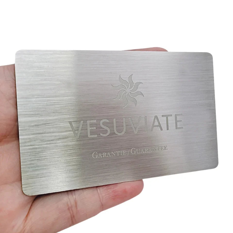 Shiny Wholesale Modern Unique Custom Logo Luxury Blank Gold Metal Business Card for Laser Engraving