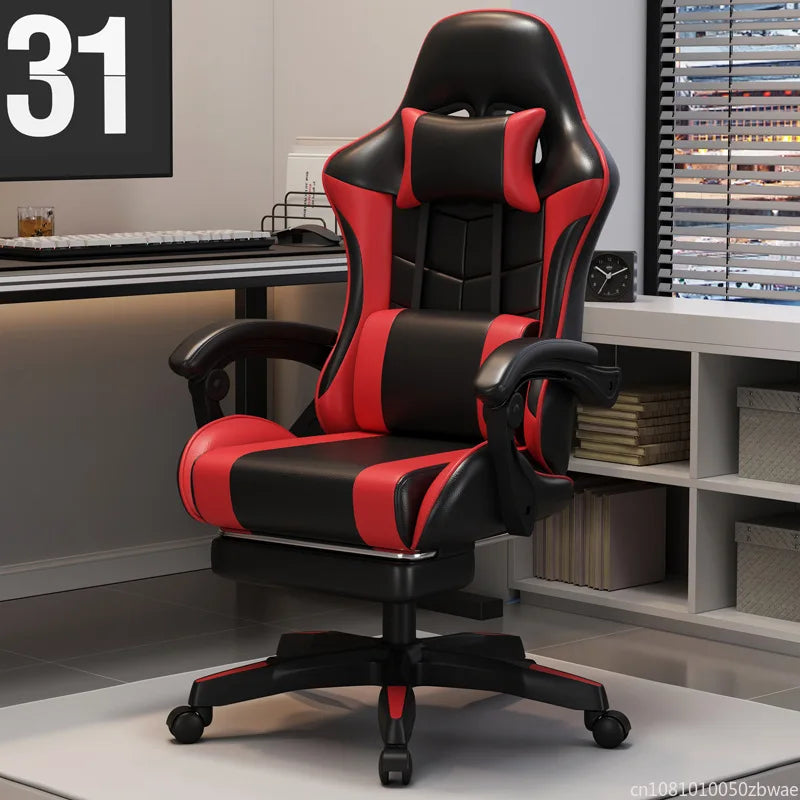 Sponge Internet Cafe Esports Chair Internet Cafe Computer Chair Home Reclining Office Chair Comfortable Rotating