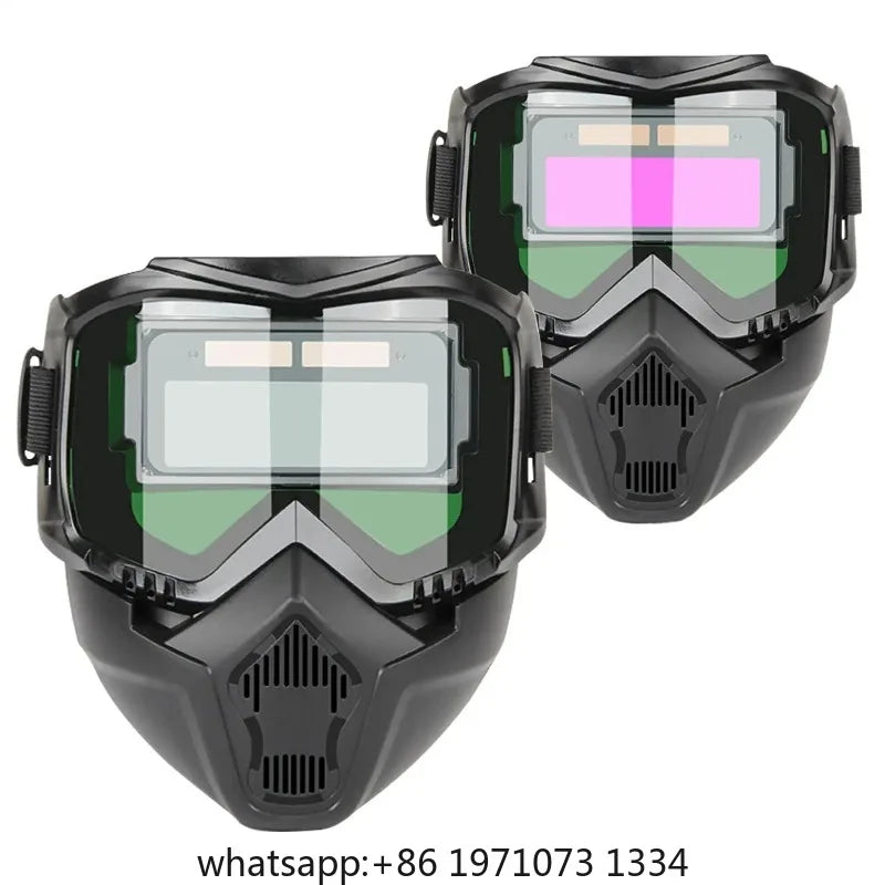 Head Mounted Detachable Automatic Welding Mask Goggles Light Filter Anti-glare Welding Helmet Equipments Protective Helmet