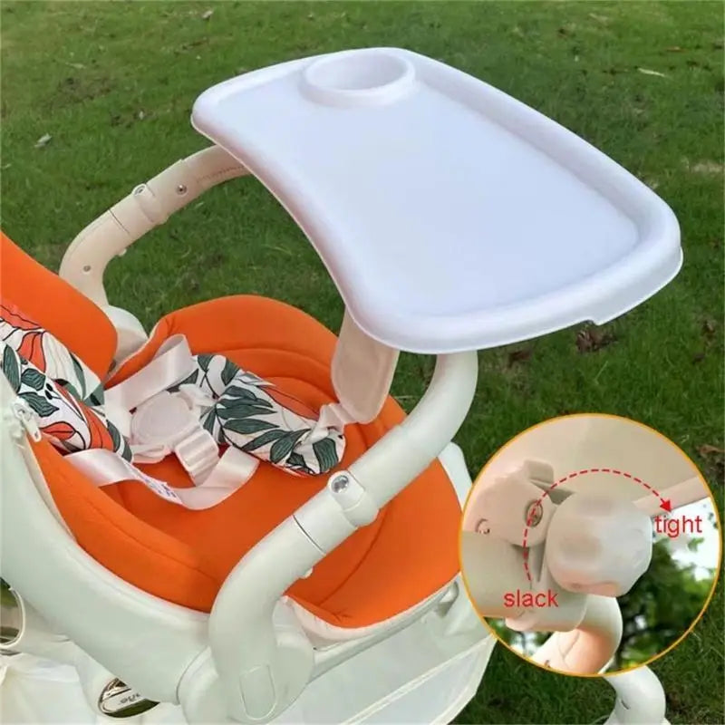Stroller Dinner Table Plate Stroller Cup Holder Tray Catcher Attanchment
