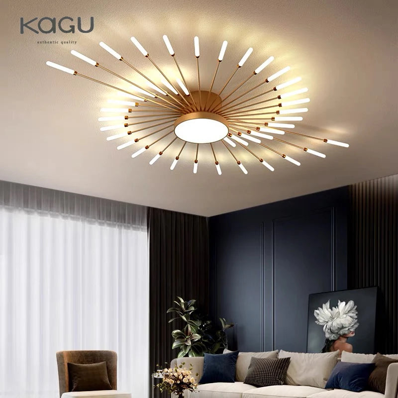 Modern Ceiling Lights LED Luster Indoor Lighting For Bedroom Hall Living Kids Room Acrylic Lamps Fixture Frame 175-260V