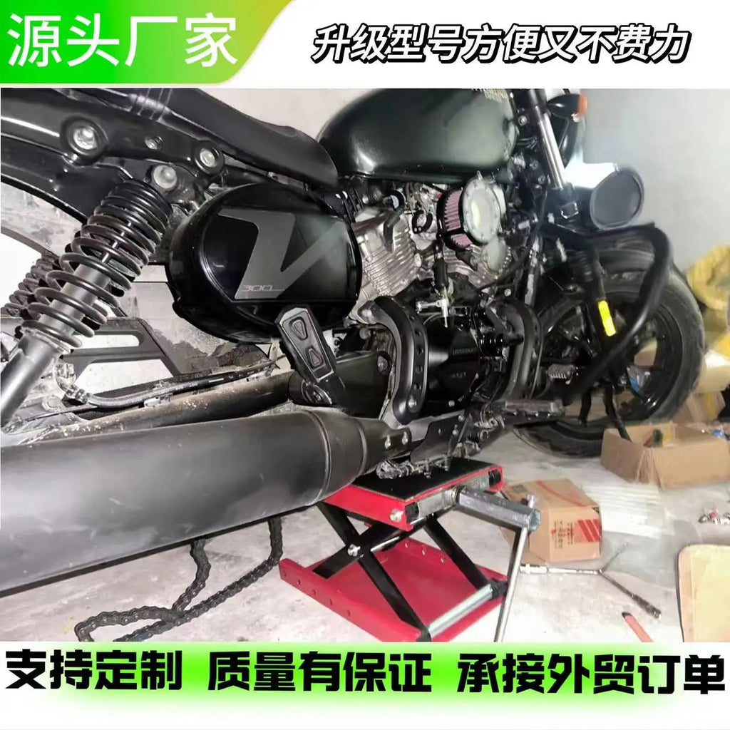 Motorcycle lift platform, motorcycle jack maintenance, lift frame, parking frame bracket maintenance, lift platform