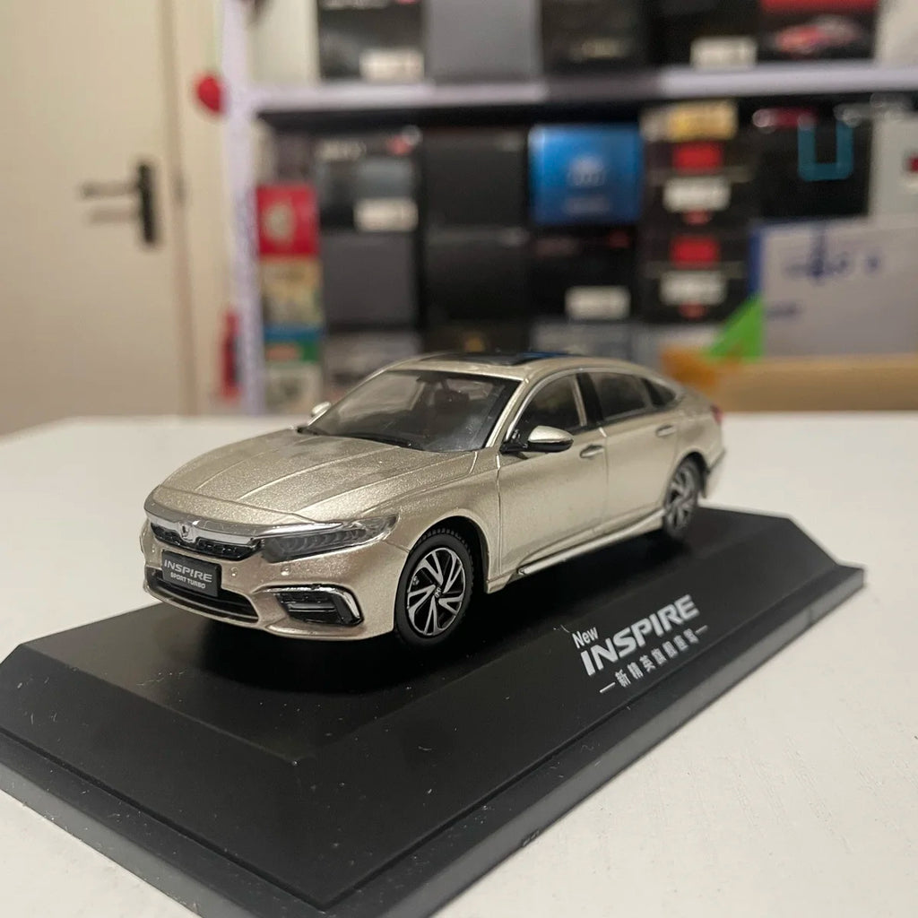 Diecast 1:43 Scale Dongfeng Honda Inspire 2019 Alloy Car Model Collectible Toy Gift Souvenir Display Ornaments