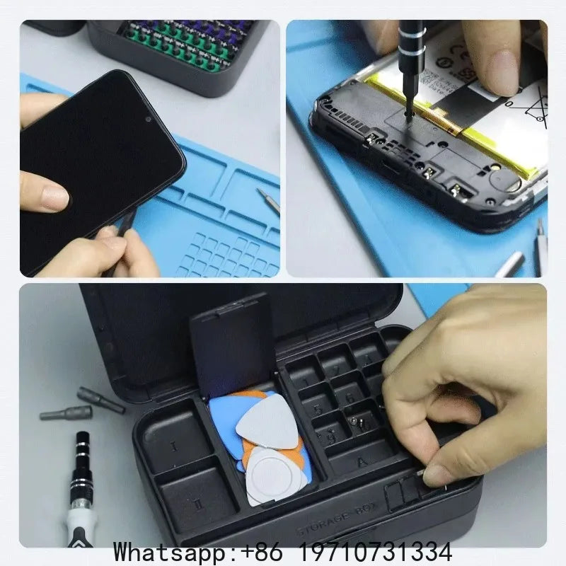 132 in 1 Precision Screwdriver Set Professional Hand Tool Kit Magnetic Torx Phillips Bits for iPhone Xiaomi Watch Camera Drone