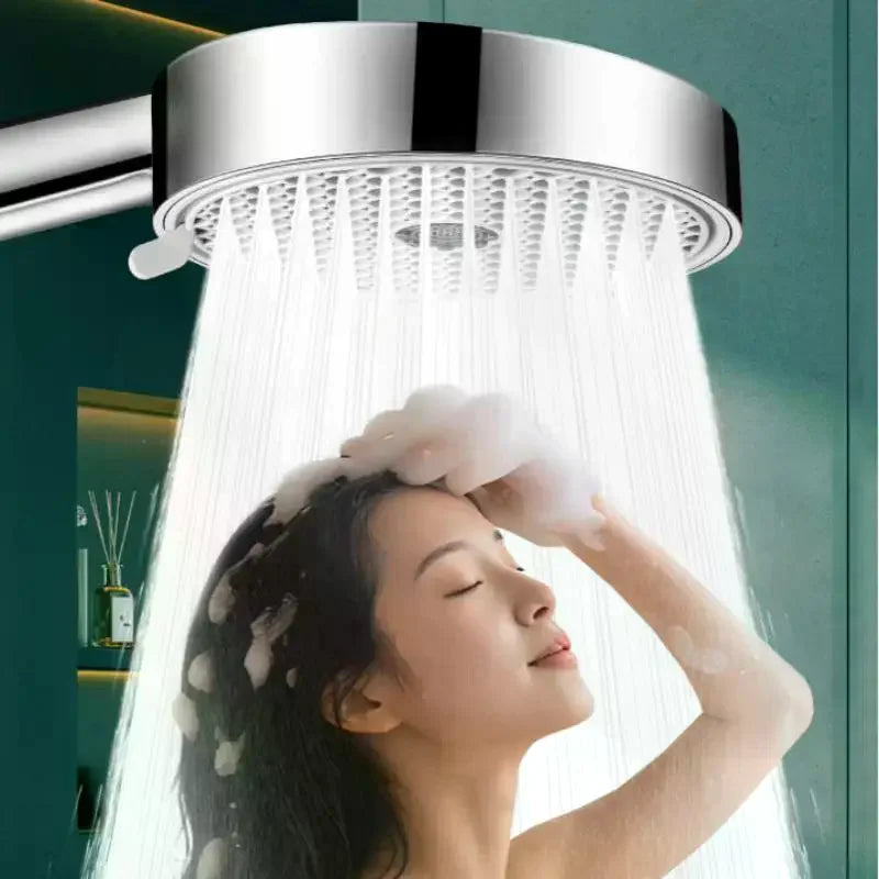 New 6 Modes Adjustable Handheld Shower Head High Pressure Water Saving Shower Head Multifunctional Nozzle Bathroom Accessories