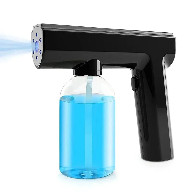 300ML Electric Nano Blue Light Steam Spray K5 Wireless Fogging Disinfection Sprayer Gun Type-C Atomization Sanitizer Machine