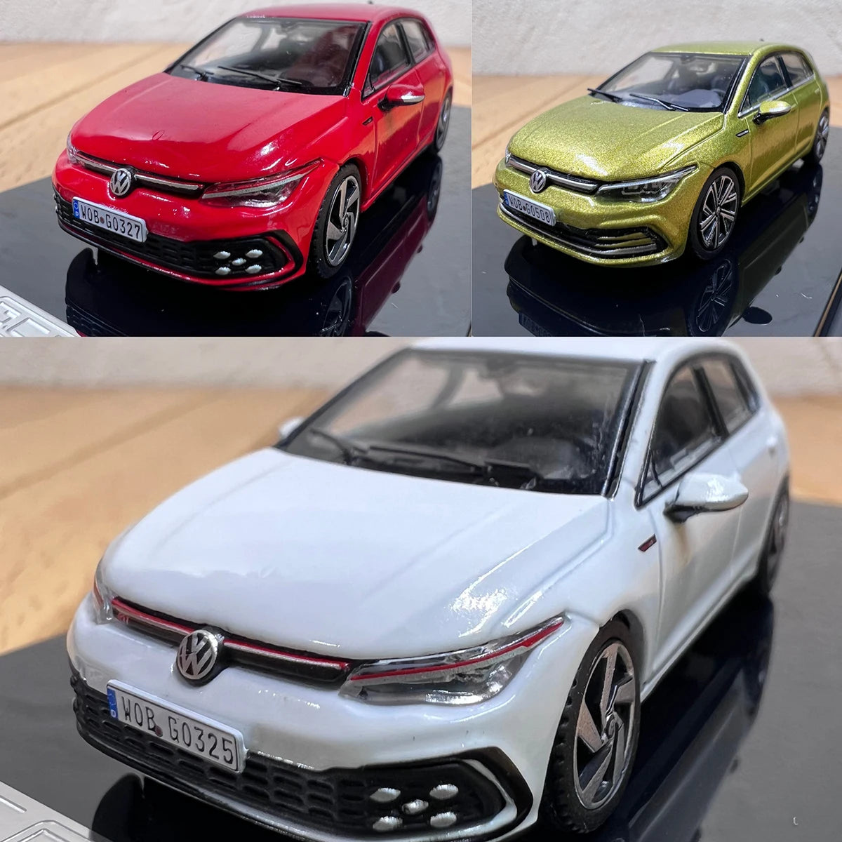 Diecast GCD 1:64 Scale Volkswagen Golf GTI Alloy Car Model Collectible Toy Gift Souvenir Display Ornaments