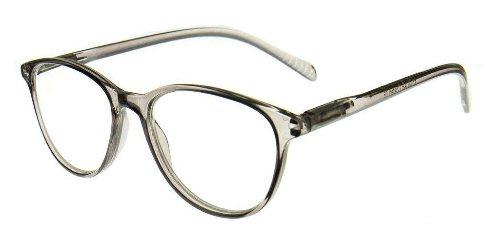 Aloha Eyewear Tek Spex 8001 Womens Dual-Focus Progressive No-Line Reading Glasses (Grey/Top: +0.00 / Bottom: +2.00)