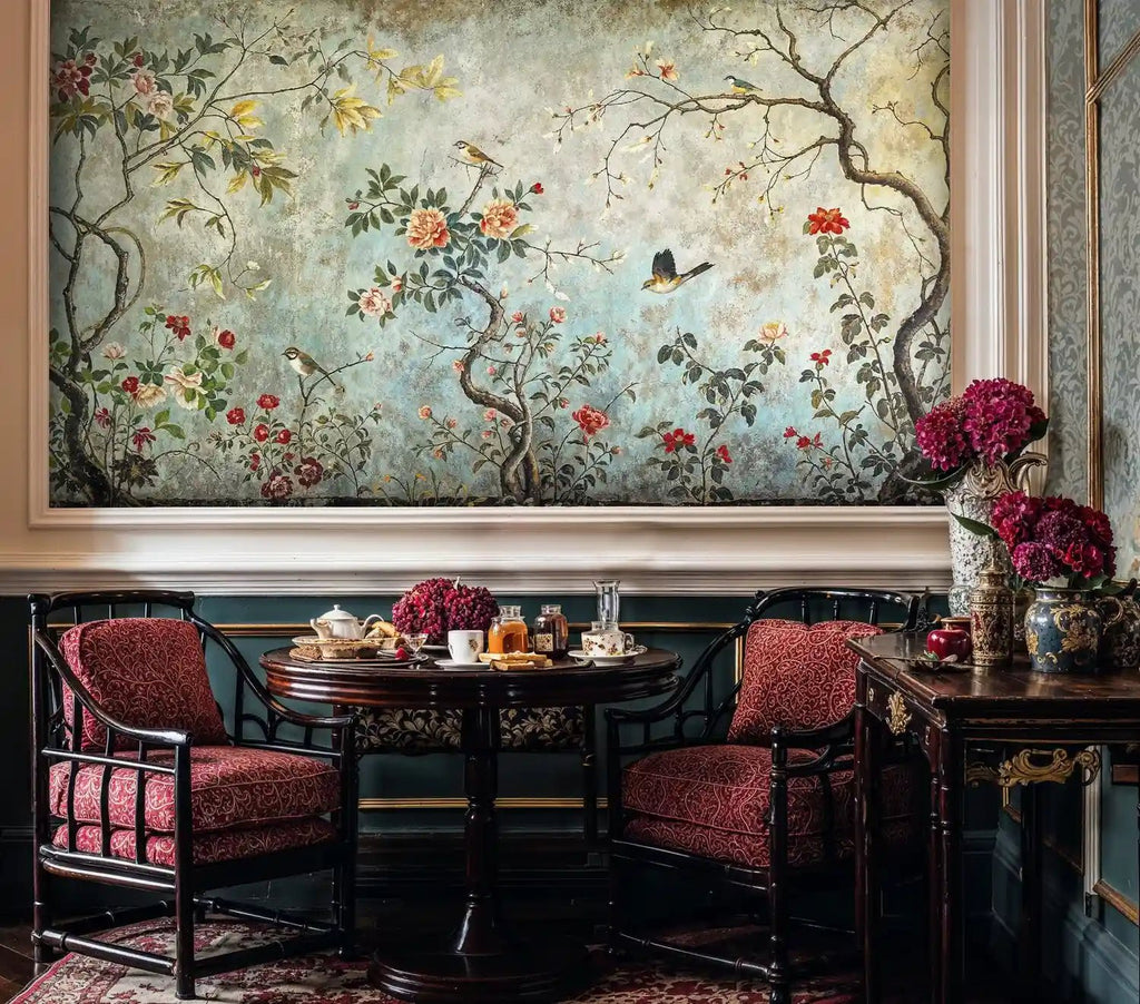 Birds and Botanicals Garden Wall Mural