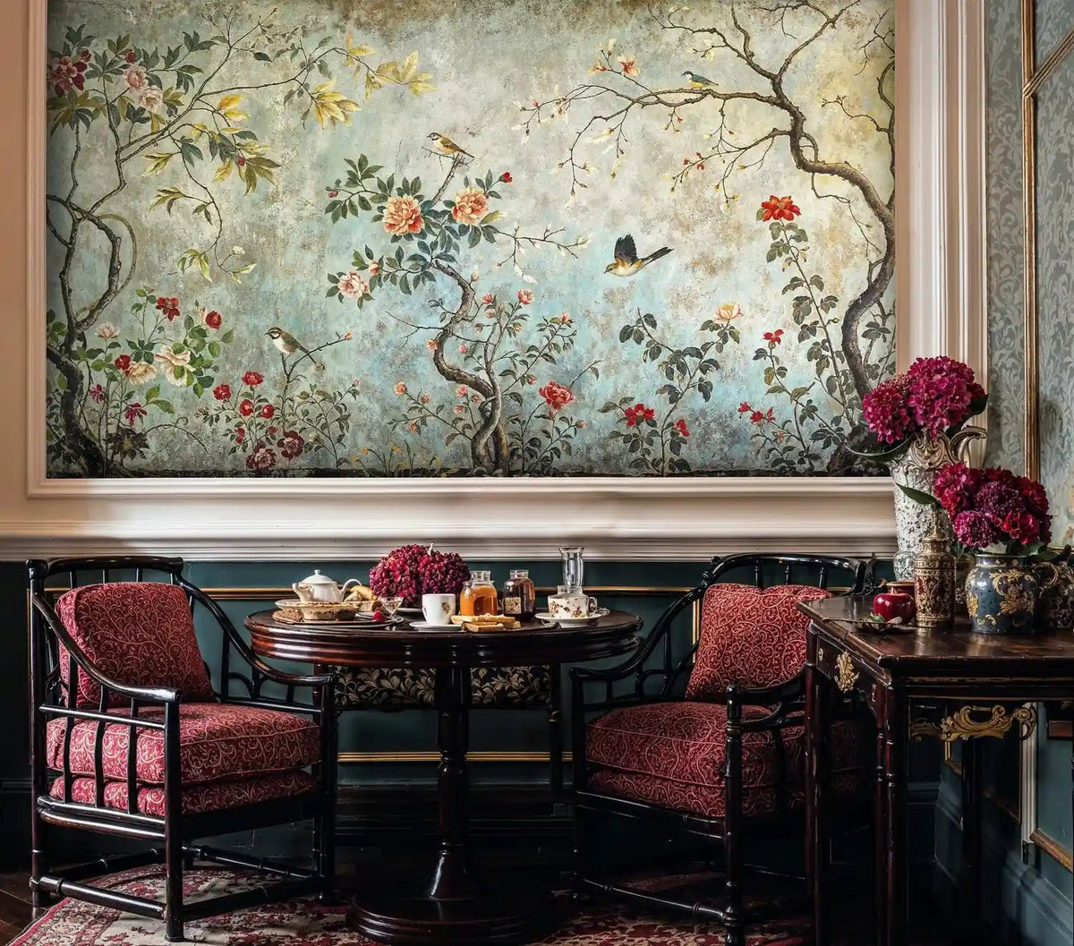 Birds and Botanicals Garden Wall Mural