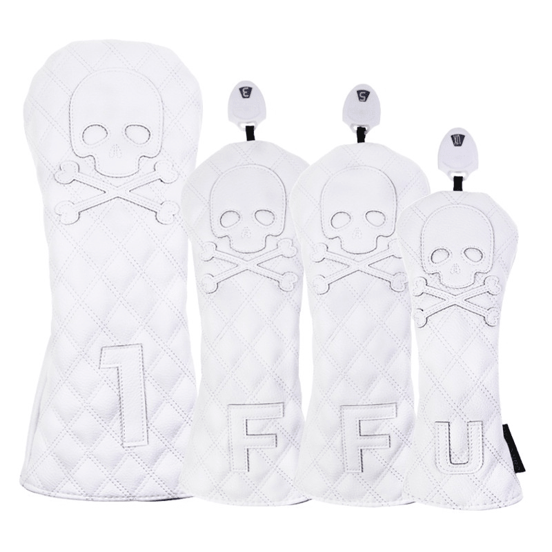 Black PU Leather Golf Club Headcovers