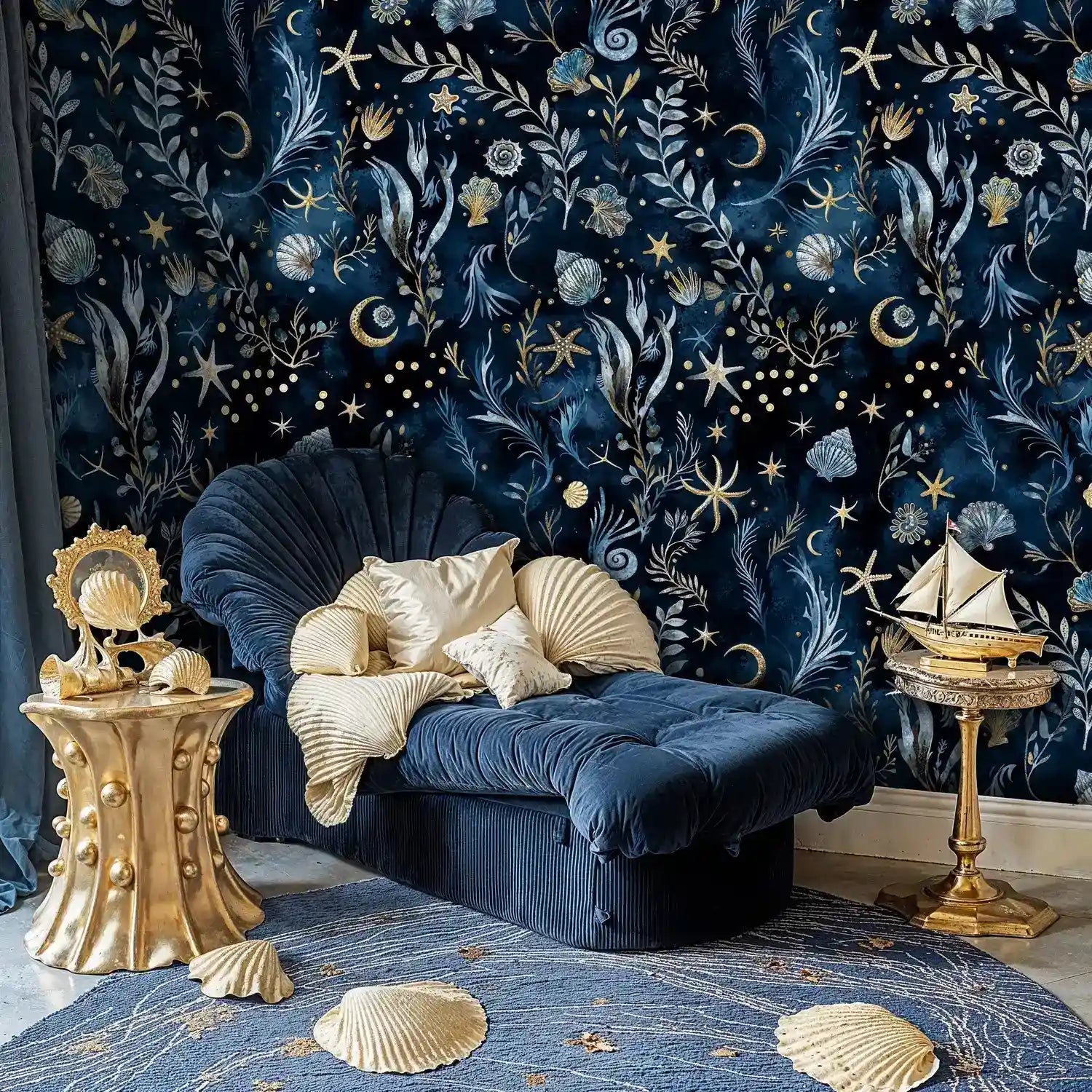 Celestial Undersea Botanicals Wallpaper