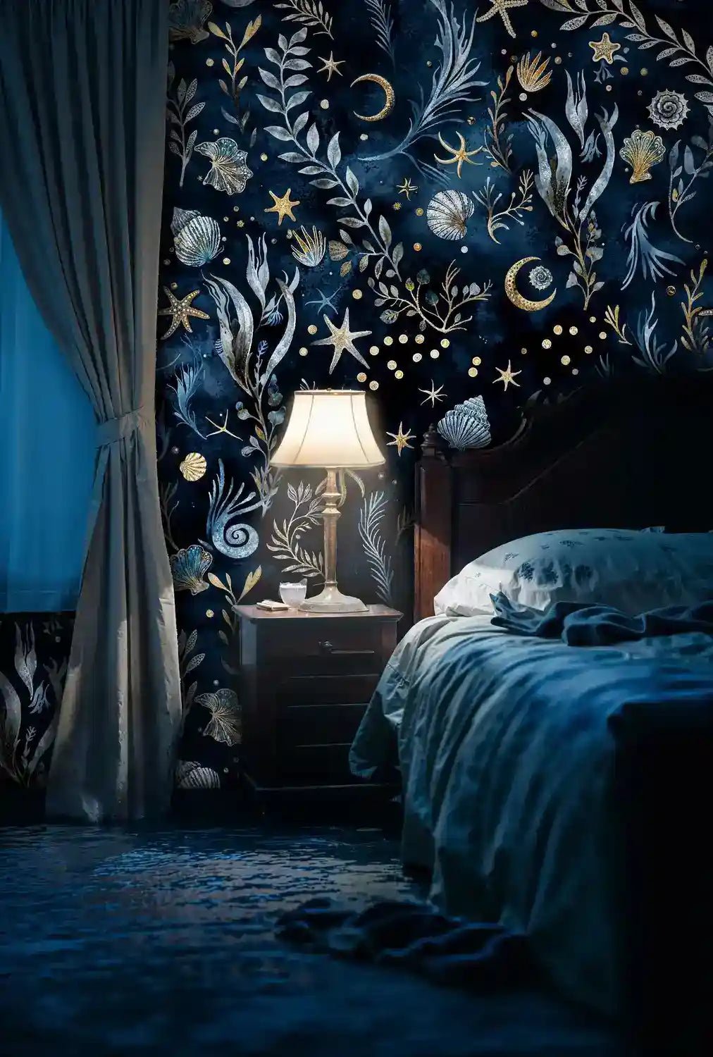 Celestial Undersea Botanicals Wallpaper