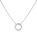 Circle of Love-March Birthstone Family Engraving Necklace