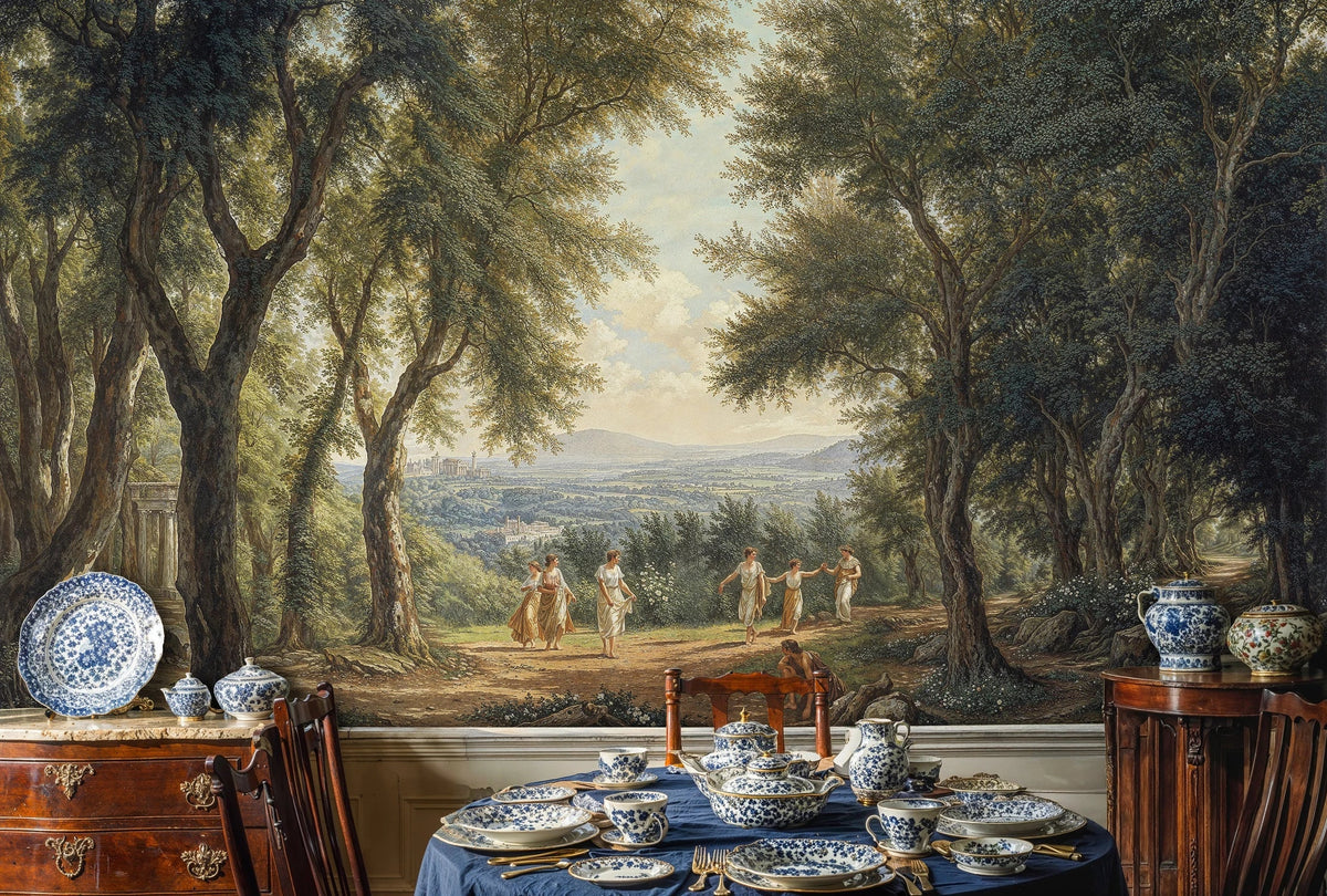 Classical Pastoral Landscape Wall Mural