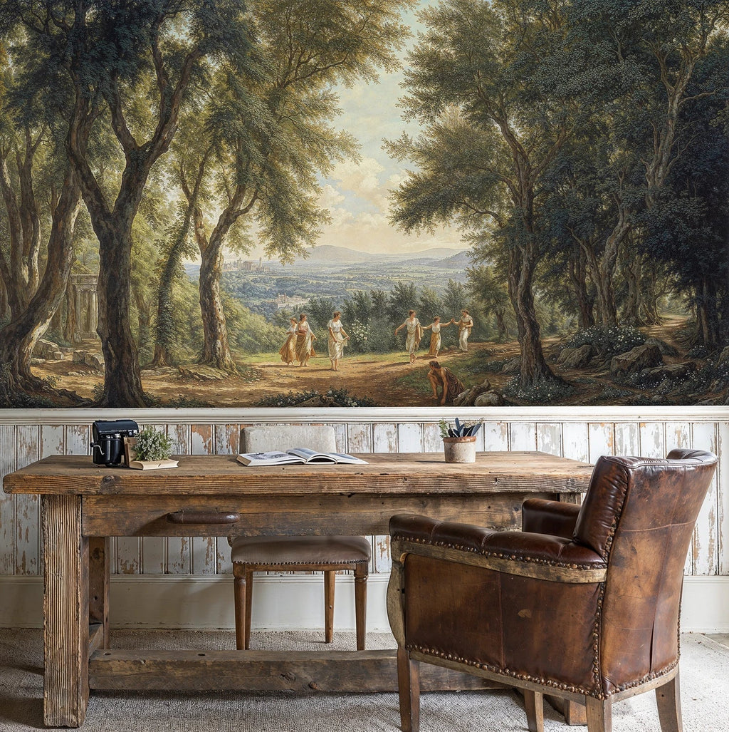 Classical Pastoral Landscape Wall Mural