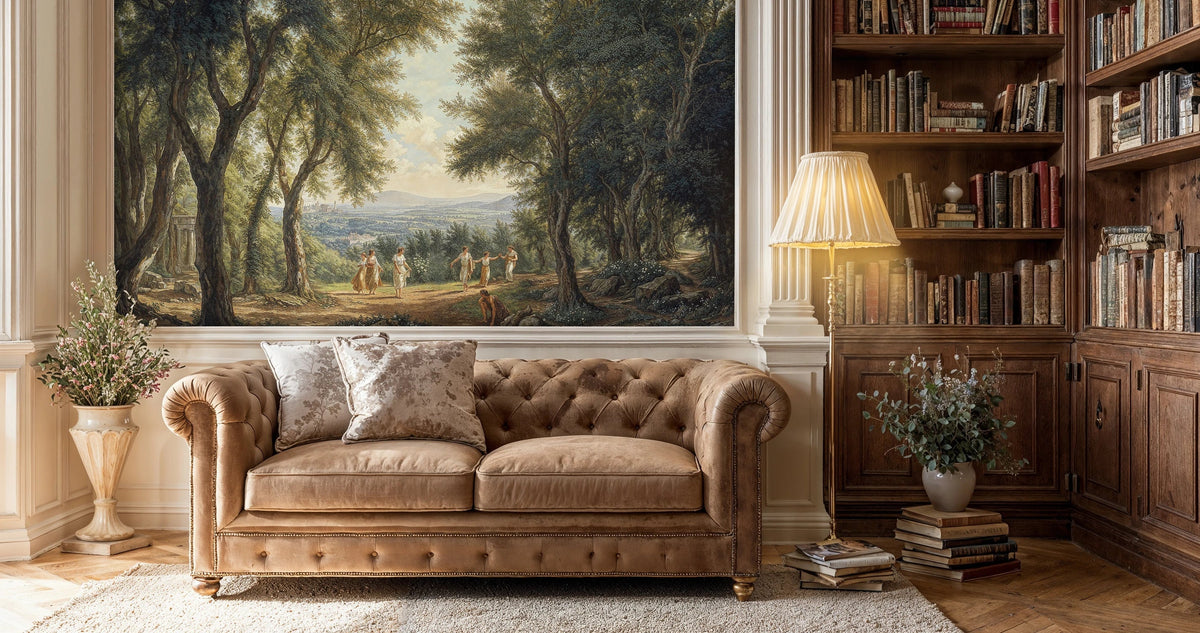 Classical Pastoral Landscape Wall Mural