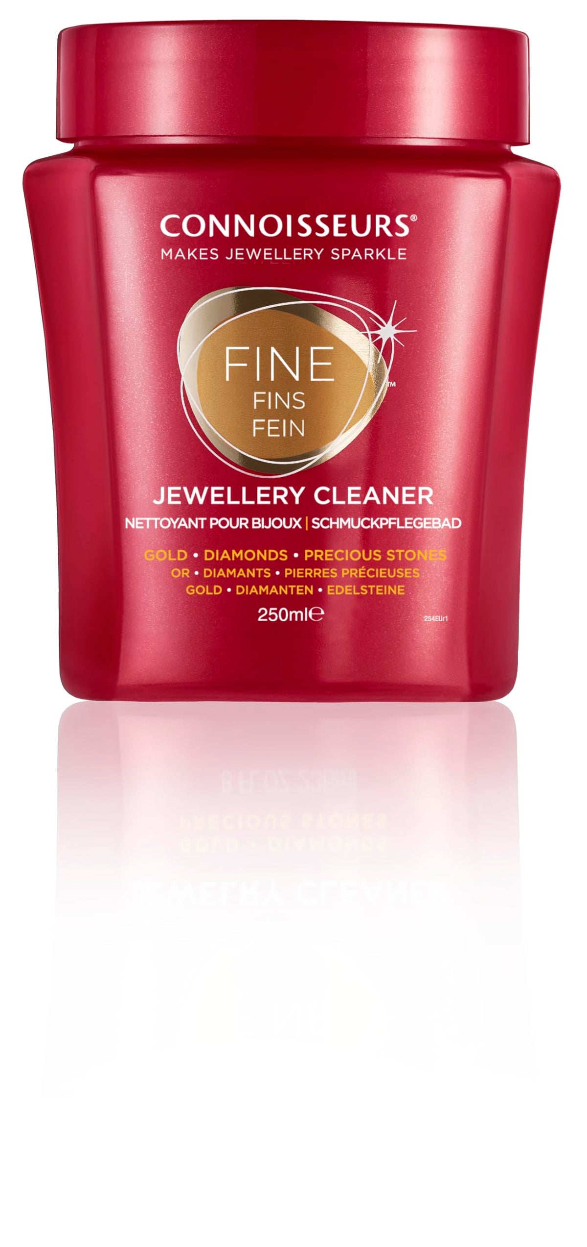 CONNOISSEURS Premium Edition Jewelry Cleaner, Value Size 9.6oz - Pick from Fine, Silver or Delicate Jewelry Cleaner
