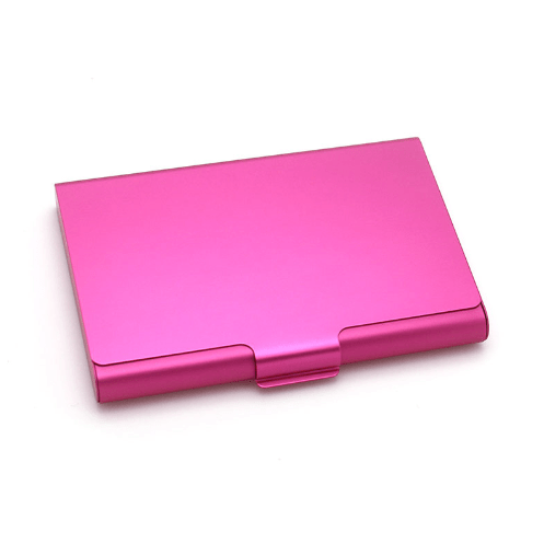 Creative Aluminum Cigarette Case and Card Holder Sleeve