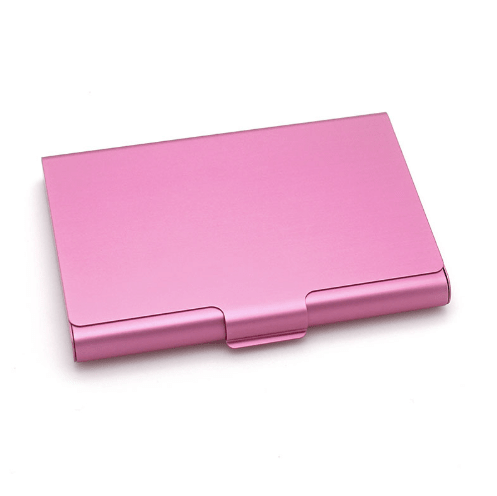 Creative Aluminum Cigarette Case and Card Holder Sleeve
