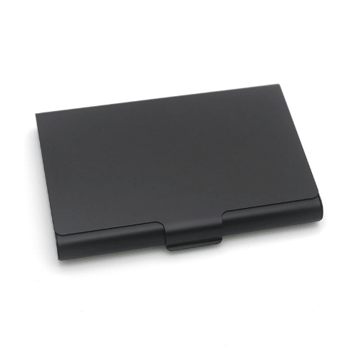 Creative Aluminum Cigarette Case and Card Holder Sleeve
