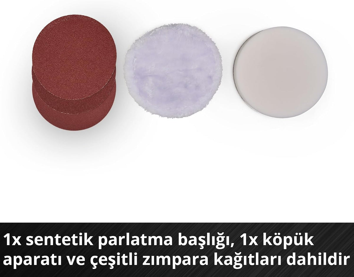 Einhell HYPRESSO 18/24-1 + CE-CP 18/180 Li E Akülü Basınçlı Yıkama Tabancası ve Polisaj Makinesi Seti (4,0 Ah Akü ve Şarj Cihazı Dahildir)
