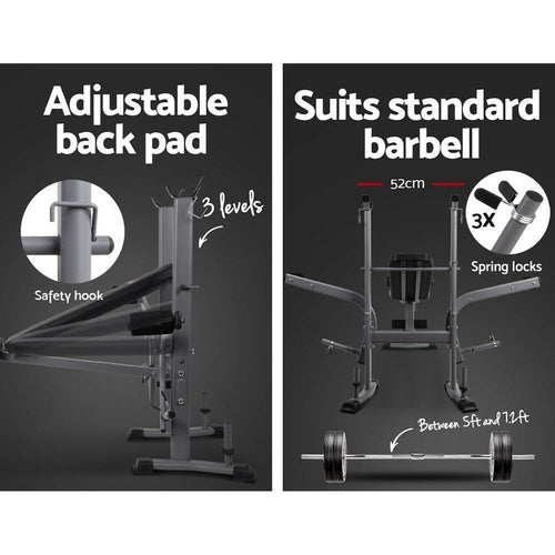 Everfit Weight Bench 8 in 1 Bench Press Adjustable Home Gym Station
