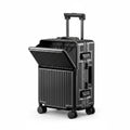 Front-Opening Laptop Carry-On Suitcase with USB Charging Port – 20/24/26 Inch
