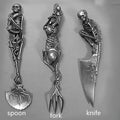 Funny Halloween Knife, Fork, and Spoon Set for Fashion